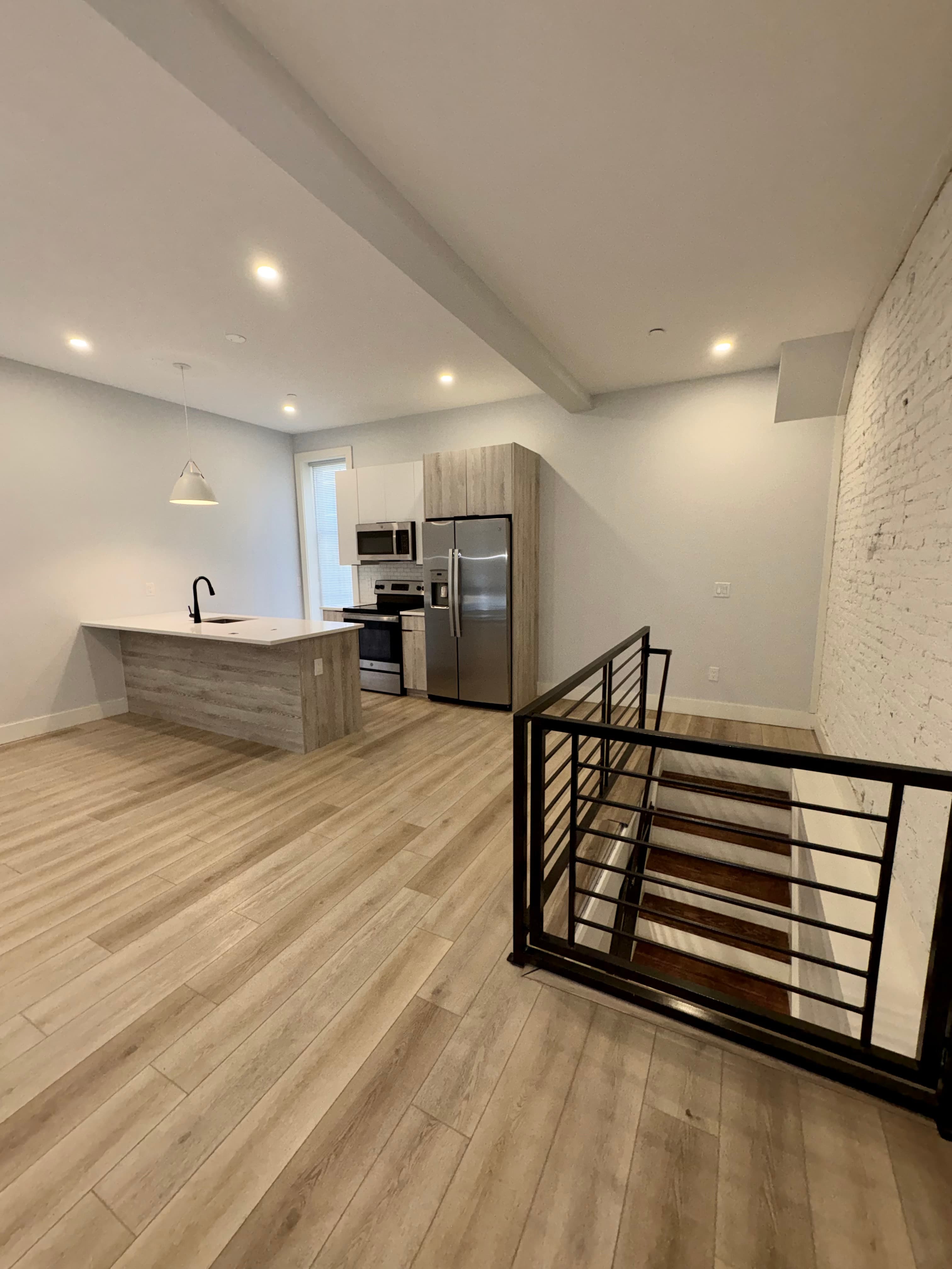 Open lounge with curated decor